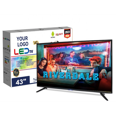 중국 제조사 스마트 디스플레이 43 인치 TV TV 24 32 40 43 50 55 65 인치 LED TV 안드로이드 TV 스탠드와 함께 협력 업체