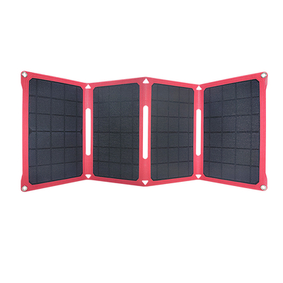 중국 28W 소형 단청 ETFE 가동 가능한 태양 전지판은 옥외 야영 하이킹을 위한 6.6V를 방수 처리합니다 협력 업체